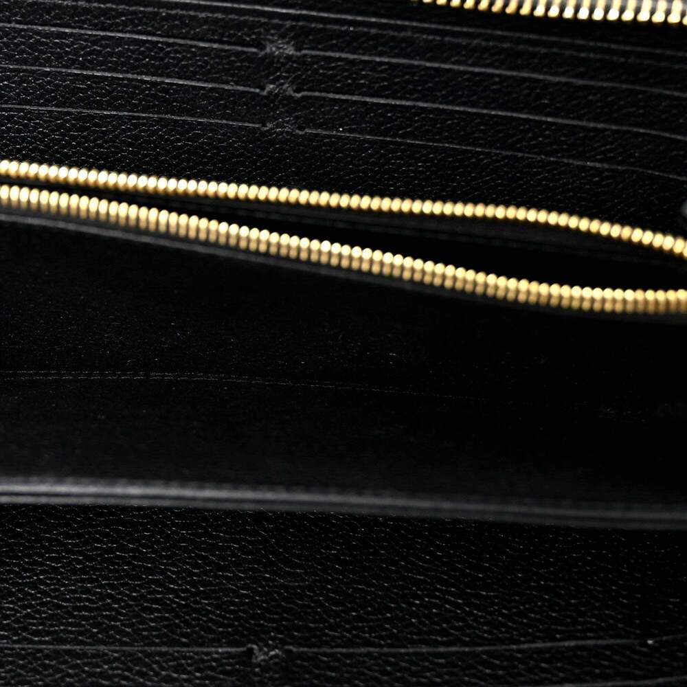 Louis Vuitton Zippy Empreinte Embossed Leather Wallet in Noir - Picture 3 of 5